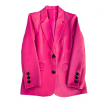 Naiste &uuml;likond, mantel rev, pikkade varrukatega klapitaskud, kaks nuppu 3XL kohv