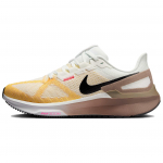 Nike Air Zoom Structure 25 Mink Brown Varsity Maize Naiste Tossud Cream Summit-White Black DJ7884-110 38