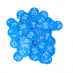 100 tk. &uuml;mmarguse numbrim&auml;rgiga mesipuu m&auml;rgi marker etiketid augufarmi mesinduse tarvikuga(Sinine Valge )