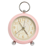 Retro &auml;ratuskell Mitte tiksuv vaikne voodikell Lihtne valjuh&auml;&auml;lne valgustusega lauakell rasketele magajatele