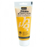 Peinture Acrylique - P&eacute;b&eacute;o - Studio - Jaune de Venise - 100 ml - Satin&eacute;