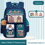 Capybara koolikott: Armas, mahukas seljakott algkooli poistele ja t&uuml;drukutele large