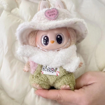 17cm Labubu Nuku Riided Komplekt Aksessuaarid Korea Kpop Exo Labubu Iidol V1 V2 Seelik kampsun R&otilde;ivad Kingitus No doll