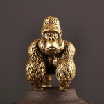 Vask Orangutan Kujukesed Miniatuurid Kodukaunistus Kingkongi Loom Kontori kirjutuslaud Kaunistused Messingist Laud Tee Lemmikloomade k&auml;sit&ouml;&ouml; Kingitused