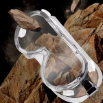 Kaitseprillid Pritsmevastased Tuule- Liiva-tolmu Uduvastased Prillid M&uuml;oopia v&otilde;ib kanda Water Festival Labor Kaitsev silmamask 18*6cm valge