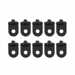 10 TK Plastik Kasvuhoone Konks Taimede Lillede Riidepuu (Must) must