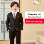 Poiste s&uuml;gis-talvine pidulik &uuml;likond pulmadeks ja &uuml;ritusteks &ndash; laste mantlikomplekt 90cm