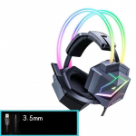 Onikuma X20 RGB m&auml;ngukomplekt - 3,5 mm juhtmega, m&uuml;raisolatsiooniga, helitugevuse reguleerimisega arvutile ja PS4-le 3.5MM-22*17.8*8cm