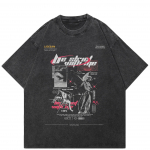 T&auml;navar&otilde;ivad Funny Graphic T-s&auml;rk Puuvillane Pestud Must Ts&auml;rk Unisex Topid Tees Suvine l&uuml;hikeste varrukatega T-s&auml;rk S must