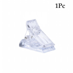 Nail Tips Clip L&auml;bipaistev Finger Building Gel Extension Nails Art Manik&uuml;&uuml;ri t&ouml;&ouml;riist 1Pcs valge