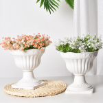 Suur V&auml;litingimustes Istutuspott Rooma Sammas Lillepott Istutuspott R&otilde;du Majapidamine Valge Plastik Veranda Dekor Lillepott