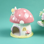 Ceramic Hamster Accessories to Sleep Habitats Play And Rest for Squirrel roosa