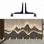 Alloy Room Divider Holder Folding Partition Stand Base Easy to Install Sturdy and Stable