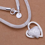 925 Sterling h&otilde;bedane kaelakee Imeilus v&otilde;lu Mood S&uuml;da Pulma Daam Armastus Naistele Noble Luksuslik 18 tolli 45 cm Ehted