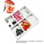 48pcs/pack Dental Super-Snap Rainbow Technique Kit Oral Resin Polishing Discs Mandrel Set Finishing System Dentistry tools 1 box