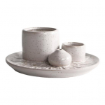 Palo Santo hoidja 4-in-1 keraamiline viirukihoidja k&uuml;&uuml;nlahoidja tuhap&uuml;&uuml;djaga lootosealus viirukip&otilde;leti pulkadele salvei p&otilde;letamiseks meditatsioon