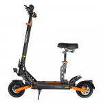 Kukirin GII Pro 600W elektriline t&otilde;ukeratas istmega, 9 vaakumrehvid, 48V 15,6Ah, maksimaalne kiirus 45 km/h, kokkupandav disain, kahekordne vedrustus, IP54 48V 600W 15Ah oranž/must