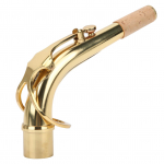 Saksofoni kael Messing Alto saksofonile Painutatud toru Muusikainstrumendi tarvikud 2,45 cm Kuldne