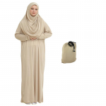 Moslemina kleit naistele koos hijabiga, abaya, kiirpalve riiete komplekt, islami r&otilde;ivad, Dubai kaftan jilbab burqa X-Small-XX-Large mandliroheline