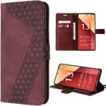 Coque - xiaomi - redmi note 13 pro 4g - rouge - antichoc - porte-cartes