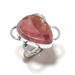 Rhodochrosite Handmade 925 Sterling Silver Jewelry Ring Size 6 s5c39