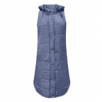 2025Wish Euroopa ja Ameerika &uuml;hev&auml;rviline kapuutsiga &uuml;he n&ouml;&ouml;biga keskmise pikkusega slim-fit kampsunjakk 2XL kuninglik sinine v&auml;rv