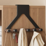 Triangle over The Door Hook for Hanging,Space Saving Lightweight Hanger Towel Rack