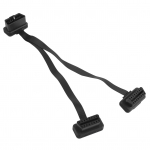 16-kontaktiline OBD pikenduskaabel sirge isane kuni topelt sirge emane Y-jagaja adapterpistik OBD2