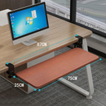 Klaviatuuri libisev sahtel Punch-free klaviatuurialus Sahtel Reguleeritava k&otilde;rgusega arvutilaua pikendaja