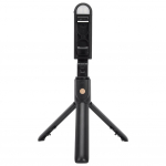 K10-S Must Bluetooth Pultiga T&auml;itevalgus Statiiv Selfie-pulk Horisontaalne Vertikaalne Otse&uuml;lekande Tugi