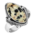 925 Sterling H&otilde;be S&otilde;rmus Naised V&auml;&auml;riskivi K&auml;sit&ouml;&ouml; Ehted Aastap&auml;eva Kingitus Hull Pits Ahhaat Dalmaatsia Dendriit Oopaal Eudialiit Howliit K2 Jaspis Boho 8.5