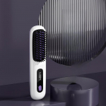 Uus LCD juhtmevaba juuksesirgendaja, Laetav keraamiline elektrooniline kamm MINI juuksesirgendaja, Kaasaskantav ja juukseid mittekahjustav kamm