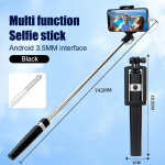Juhtmega juhitav selfipulk, mis sobib C-t&uuml;&uuml;pi pistikupesaga mini kaasaskantav selfie stick as the picture