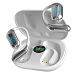 AI T&otilde;lkija K&otilde;rvaklapid Reaalajas T&otilde;lkijad K&otilde;rvaklapid 144 Keelega h&auml;&auml;lt&otilde;lkija Juhtmevabad Bluetooth K&otilde;rvaklapid Reisimiseks valge