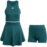 Adidas &Uuml;hev&auml;rviline &Uuml;mmarguse Kaelusega Kitsa L&otilde;ikega L&uuml;hike Tennisekomplekt Naistele komplektid Ivy-Green JW2989 XS