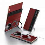 Sobib Huawei Materialt Mobiiltelefoni &Uuml;mbris Kolmekordselt Kokkupandav Huawei Magnetiline Iminapp-Hoidik &Auml;rimeeste Kukkumisvastane Nahast &Uuml;mbris Huawei Mate XT Trifold Extraordinary Master