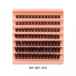 7 Rida Ise-tehtavaid Segmenteeritud Ripsmeid &Uuml;ksikud Kimbud 8Mm-16Mm Segatud Tihedad Rist-Siirdatud Ripsmed