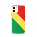 Coque T&eacute;lephone Drapeau r&eacute;publique du Congo &ndash; iPhone 12