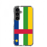 Coque T&eacute;l&eacute;phone &ndash; Samsung &ndash; Galaxy S24 Plus &ndash; Drapeau R&eacute;publique Centrafricaine &ndash; Supp &ndash; Mitmev&auml;rviline