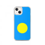 Coque iPhone - Drapeau des Palaos - iPhone 13 - Silikoonist supp - Protection compl&egrave;re - L&eacute;g&egrave;re