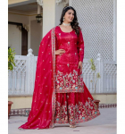 Naiste Bollywoodi peokleit Salwar Kameez Palazzo komplekt India disaineri etniline salwar &uuml;likonna kleit M