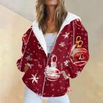 Naiste vabaaja j&otilde;ulutr&uuml;kiga s&uuml;gis- ja talvine dressipluus pikkade varrukatega tasku lukuga kapuutsiga jakiga S