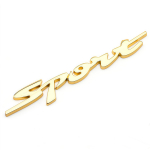 YIDELI Universaalne SPORDI Kleebis Sportautole Auto 3D 3D Metallist Embleem Logo Auto kuld