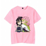 Uued Armsad Kamado Nezuko Prindiga Anime T-s&auml;rgid Mood Naiste Suvine T-s&auml;rk &Uuml;mar kaelusega Topid T-s&auml;rgid XXS-4XL 4XL