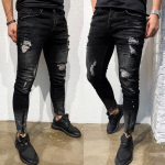 Meeste kitsad venivad teksap&uuml;ksid, l&otilde;henenud Freyed Slim Fit teksap&uuml;ksid XXL must