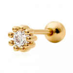 [Onm] Onm 14K Kuldne N&otilde;elaga Augustamine Kroon Kuupiline (S9594185)