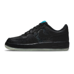 Space Jam x Nike Air Force 1 06 GS Arvutikiip Laste tossud Must Hele-Sinine-Fury DN1434-001 40