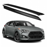 1 paar l&auml;ikivmusta esiklaasiposti liistude komplekt Hyundai Veloster 2012-2018 jaoks 861702V000 861802V000