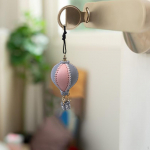 Keychain Making Kit Jewelry Creative Air Balloon Party Favors Keyring Learn to Sew