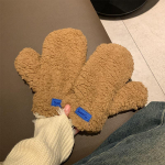 Soojad pl&uuml;&uuml;sist labakindad naistele, pl&uuml;&uuml;sist ja paksendatud s&uuml;gisel ja talvel, armsad jalgrattas&otilde;iduks, k&uuml;lmakindlad, tuulekindlad ja k&uuml;lmakindlad, armsad one size fits all khaki